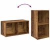 vidaXL Conjunto de mueble de TV 4 pcs Madera Vieja 37 x 37 x 72 cm