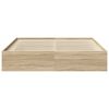 vidaXL Estructura de cama roble Sonoma 180x200 cm