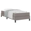 vidaXL Cama tipo Box Spring Taup&eacute; 80 x 200 cm tela