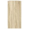 vidaXL Estanter&iacute;a con puertas madera roble Sonoma 204x37x75 cm