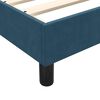 vidaXL Cama box spring con colch&oacute;n terciopelo azul oscuro 160x210 cm