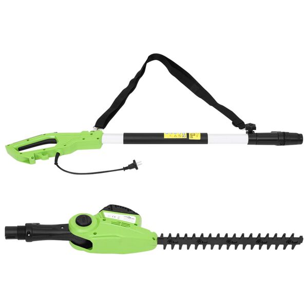 vidaXL Cortasetos el&eacute;ctrico telesc&oacute;pico de p&eacute;rtiga 41 cm 550 W