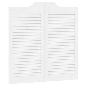 vidaXL Puertas batientes 80 x 40 cm Madera de Pino Maciza Blanco