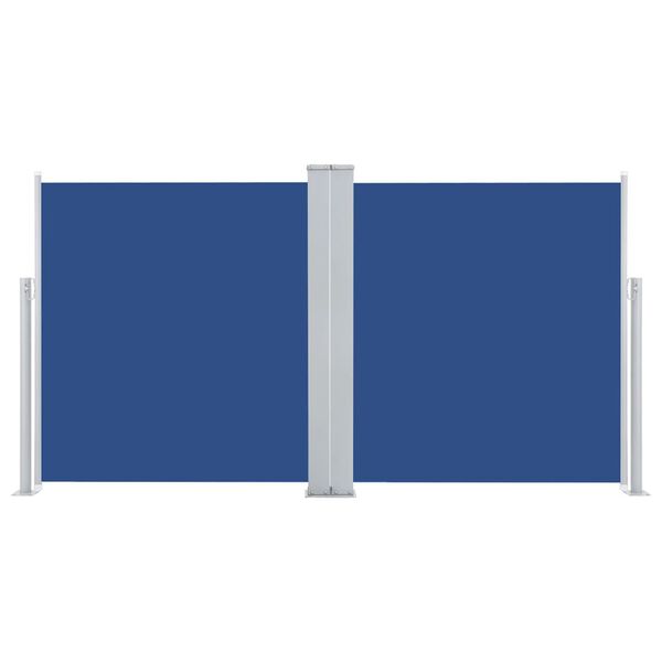 vidaXL Toldo lateral retr&aacute;ctil azul 100x600 cm