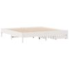 vidaXL Cama sin colch&oacute;n madera maciza de pino blanca 180x200 cm