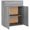 vidaXL Aparador de madera contrachapada gris Sonoma 60x30x75 cm