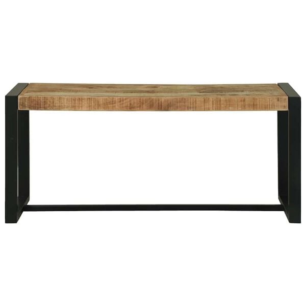 vidaXL Banco Madera de mango maciza