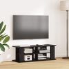vidaXL Soporte para TV Roble Negro 96 x 35 x 33,5 cm