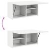 vidaXL Mueble de pared de ba&ntilde;o madera ingenier&iacute;a blanco 60x25x30 cm