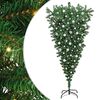 vidaXL &Aacute;rbol de Navidad artificial preiluminado al rev&eacute;s con juego de bolas