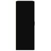 vidaXL Armario colgante de pared negro 69,5x32,5x90 cm