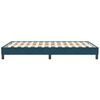 vidaXL Cama box spring sin colch&oacute;n terciopelo azul oscuro 120x210 cm