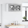 vidaXL Mueble de Cocina con puerta 2 pcs Gris Concreto 40 x 31 x 40 cm