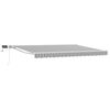 vidaXL Armaz&oacute;n de toldo manual con LEDs Antracita y 4 x 3,5 m