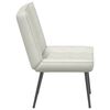 vidaXL Sill&oacute;n de relax terciopelo crema 64x74x84 cm