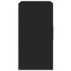 vidaXL Armario de pared madera contrachapada negro 60x30x60 cm