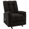 vidaXL Sill&oacute;n de masaje reclinable de tela negro