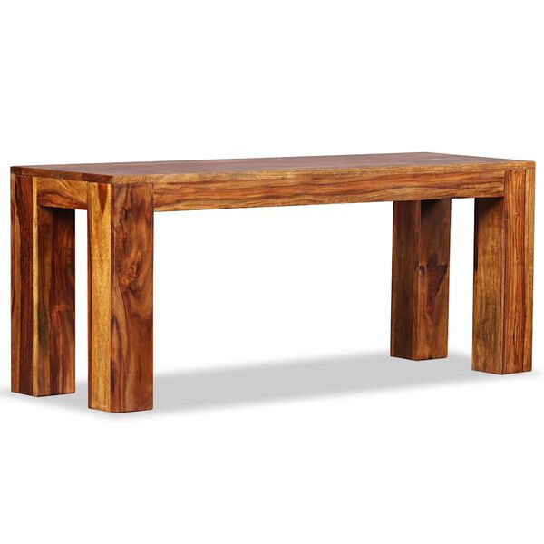 vidaXL Banco de madera maciza de acacia 110x35x45 cm