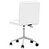 vidaXL Silla de comedor de cuero sint&eacute;tico blanco