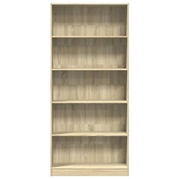 vidaXL Librería roble Sonoma 80x24x176 cm madera de ingeniería