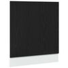 vidaXL Panel para lavavajillas Lyon de roble negro 60x1,5x67 cm