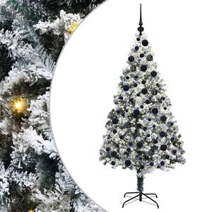 vidaXL &Aacute;rbol de Navidad artificial 180 cm PVC y Acero y Pl&aacute;stico