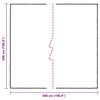 vidaXL Lona transparente con ojales polietileno 5x5 m