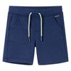 Pantalones cortos infantiles con cord&oacute;n azul oscuro 128