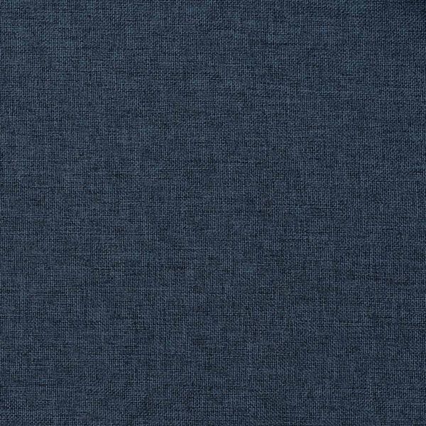 vidaXL Cortinas opacas con ganchos look de lino 2 pzas azul 140x225 cm