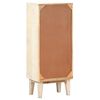 vidaXL Cajonera de madera maciza reciclada 45x30x105 cm
