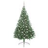 vidaXL &Aacute;rbol de Navidad Artificial Preiluminado Verde 240 cm PVC