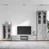 vidaXL Conjunto de mueble de TV Gris Sonoma Madera de ingenier&iacute;a