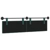 vidaXL Cabecera Colgante Verde oscuro 190 x 55 x 7 cm tela