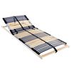 vidaXL Somier de lamas Marr&oacute;n 90 x 190 cm Madera de Haya S&oacute;lida