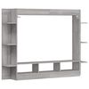 vidaXL Mueble de TV madera de ingenier&iacute;a gris Sonoma 152x22x113 cm