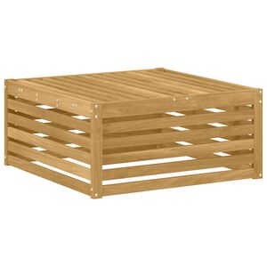 vidaXL Reposapi&eacute;s de exterior Madera de Acacia S&oacute;lida Blanqueado