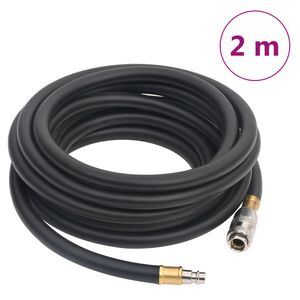vidaXL Manguera de aire h&iacute;brida caucho y PVC negro 15 mm 2 m