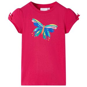 vidaXL Kids'T-shirt Pink 140 Rosa Brillante 104