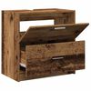 vidaXL Gabinete de Ba&ntilde;o con caj&oacute;n Madera Vieja 59 x 37 x 59 cm