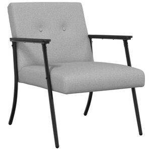 vidaXL sill&oacute;n Gris Nube tela