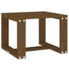 vidaXL Mesa auxiliar de jard&iacute;n madera pino marr&oacute;n miel 40x38x28,5 cm