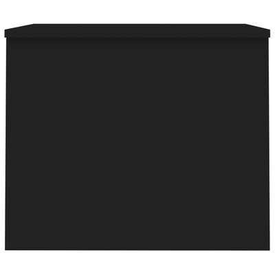 vidaXL Mesa de centro madera contrachapada negra 80x50,5x41,5 cm