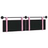 vidaXL Cabecera Colgante Montaje en la pared Rosa 190 x 55 x 5 cm tela
