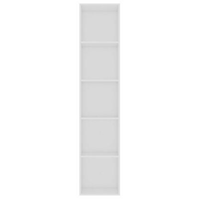 vidaXL Estantería librería madera contrachapada blanco 40x30x189 cm