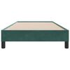 vidaXL Estructura de cama sin colchón terciopelo verde oscuro 90x220cm