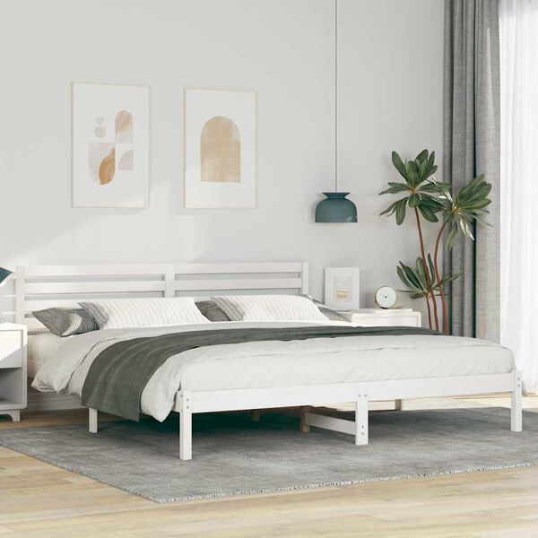 vidaXL Estructura de cama 180 x 200 cm Madera de pino macizo