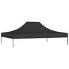 vidaXL Techo de carpa para celebraciones negro 4,5x3 m 270 g/m²