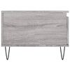 vidaXL Mesa de centro madera contrachapada gris Sonoma 90x50x36,5 cm