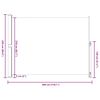 vidaXL Toldo lateral retr&aacute;ctil para patio negro 220x300 cm