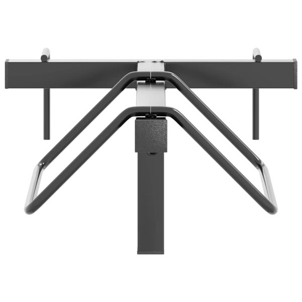 vidaXL Soporte de silla de montura de pared hierro negro